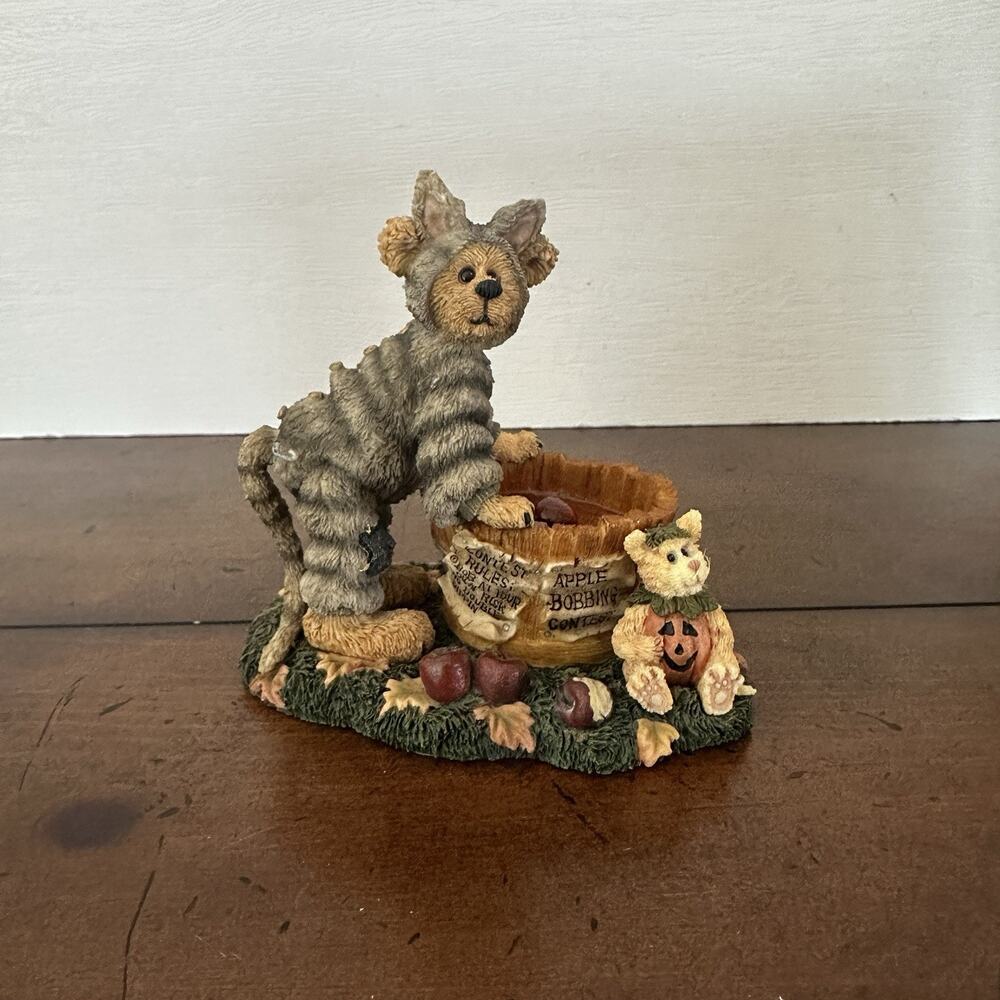 Boyds Bears Halloween Figurine Bobbit Whiskerdippin & Jack 228336 First Edition